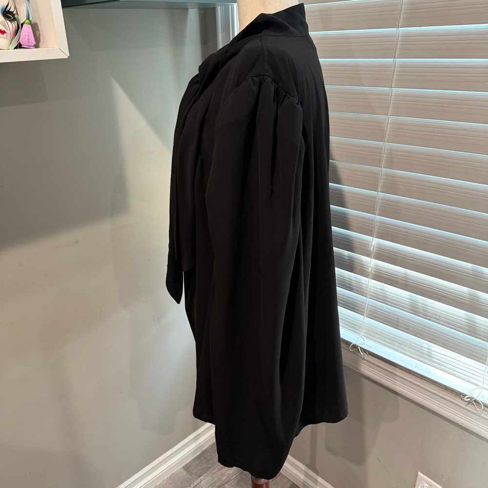 ELOQUII Drape Front‎ Blouse - Picture 4 of 7